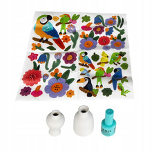 STRIGO ZESTAW KREATYWNY decoupage CERAMICZNY WAZON