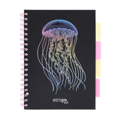 Kołozeszyt STRIGO PADS Project Book B5 kratka Głębiny Meduza