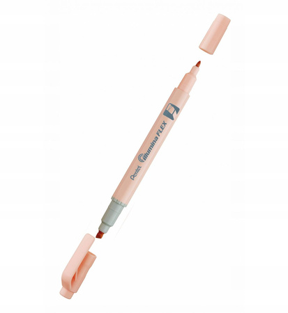 Dwustronny zakreślacz Pentel Illumina FLEX Orange