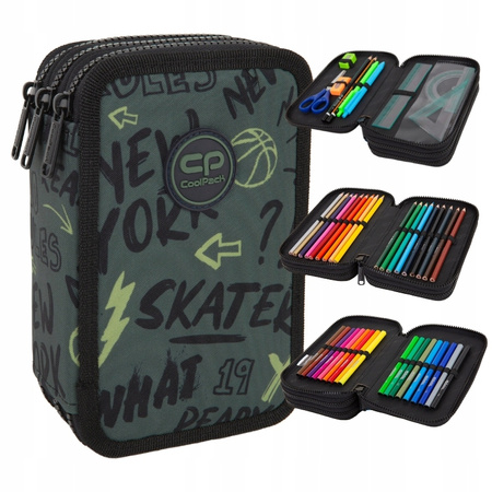 COOLPACK PIÓRNIK POTRÓJNY Z WYPOSAŻENIEM JUMPER 3 TIGER