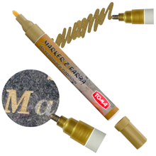 Markery olejowe do nagrobków TOMA złoty