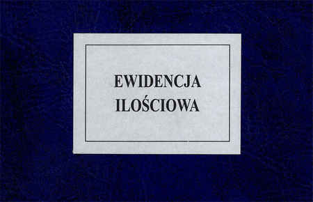 Ewidencja ilościowa (oprawa introligatorska)