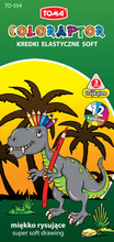 Kredki szkolne Toma TO-554 Coloraptor 12 kolorów