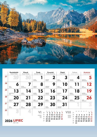 Terminarz Ścienny 2026