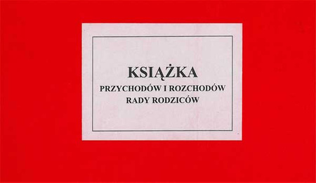 Książka przychodów i rozchodów Rady Rodziców (oprawa introligatorska)