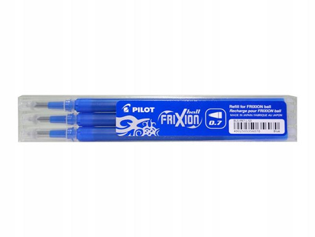 Wkłady do pióra kulkowego PILOT FRIXION 3SZT NIEB.