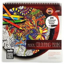 Kolorowanka Muzyczna + kredki Polycolor 24 kolory