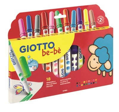 BOX 18 GIOTTO BEBE SUPER FIBRE PENS