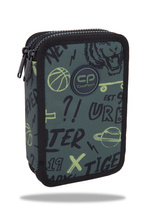 COOLPACK PIÓRNIK PODWÓJNY Z WYPOSAŻENIEM JUMPER 2 TIGER