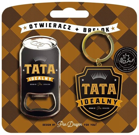 Pan Dragon Set otwieracz + brelok Ideał - Tata