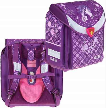 TORNISTER HERLITZ FLEXI GLITTER HORSE + FARBY GRATIS