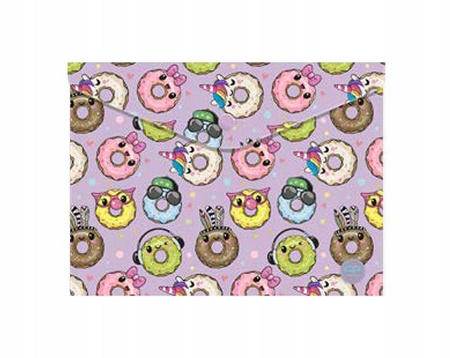 COOLPACK KOPERTA NA DOKUMENTY A4 ZATRZ HAPPY DONUT