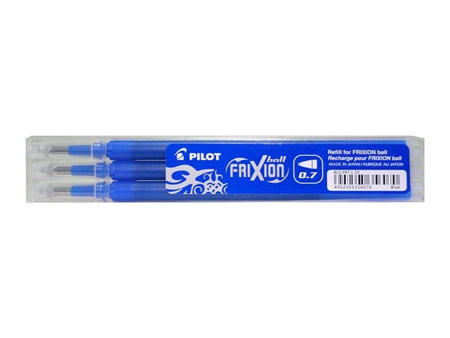 Wkłady do pióra kulkowego PILOT FRIXION 3SZT NIEB.