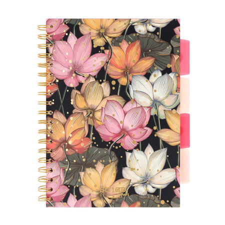 Kołozeszyt STRIGO PADS Project Book B5 kratka Japonia Kwiaty