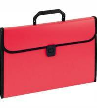 Aktówka harmonijkowa Eagle A4 12 przegród czerwona