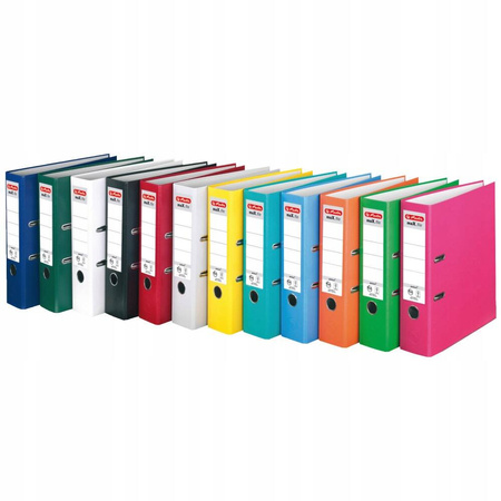 Segregator Herlitz Q.file 8 cm Łososiowy