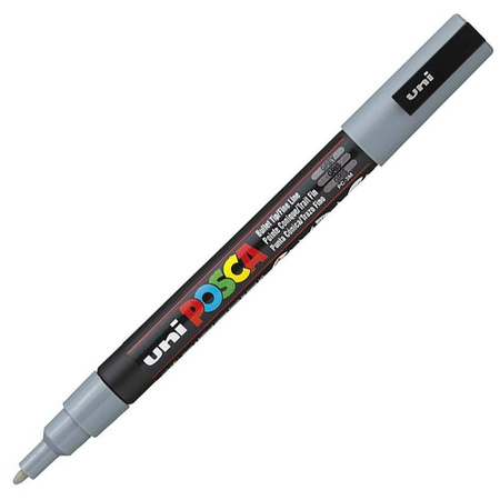 MARKER UNI POSCA PC-3M SZARY NR 37