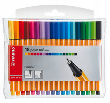 Cienkopis STABILO point 88 mini etui 18 szt.