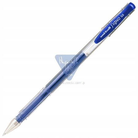 Uni długopis żelowy UM-100 niebieski 0,5 mm