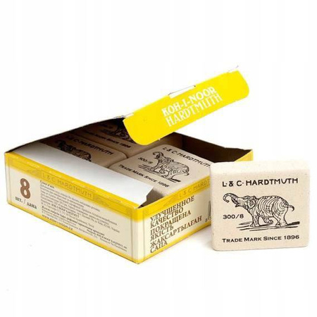 Gumka szkolna duża 300/8 56x50x16 mm Koh I Noor