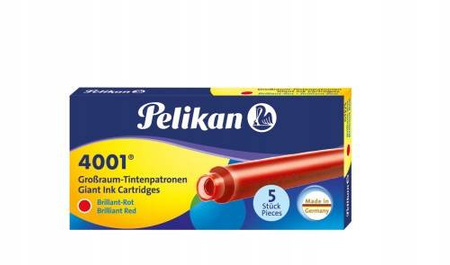 Naboje długie PELIKAN CZERWONE GTP/5 szt