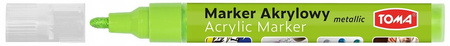 MARKER AKRYLOWY TOMA 402 METALICZNY JASNO-ZIELONY
