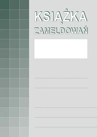 KSIĄŻKA ZAMELDOWAŃ A4