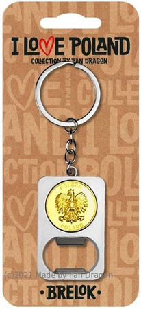 Breloczek I Love Poland Otwieracz