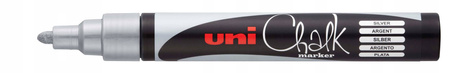 Uni marker kredowy PWE-5M srebrny