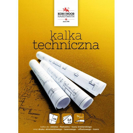 Diamant kalka techniczna A3 20 arkuszy 90g