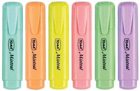 TEXTMARKER TOMA MISTRAL a'6 PASTEL