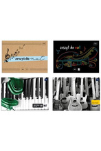 Zeszyt do nut A4 16 kartek poziomy