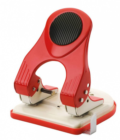 Dziurkacz Perfo 40 do 40 kartek czerwony biurowy