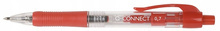 Długopis automatyczny 1,0mm czerwony 10szt