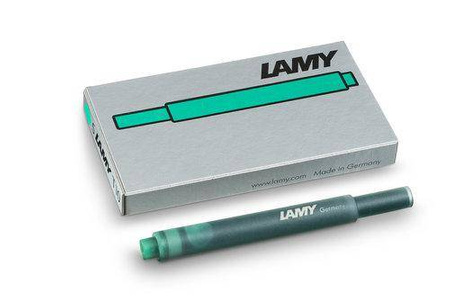 Naboje atramentowe (5 sztuk) Lamy T10 zielone