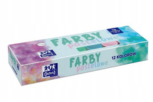 Farby plakatowe Oxford pastel 12 kolorów