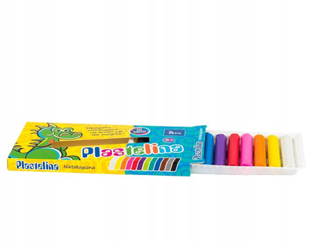 Plastelina elastyczna Tetis KP001-D 12 kolorów