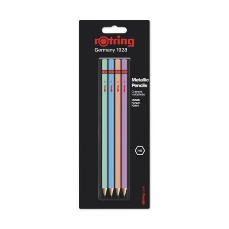 Zestaw ołówków metalicznych Rotring HB 4 szt