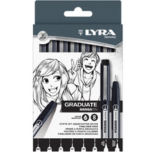 LYRA GRADUATE MANGAPEN BOX 8 PCS FILA