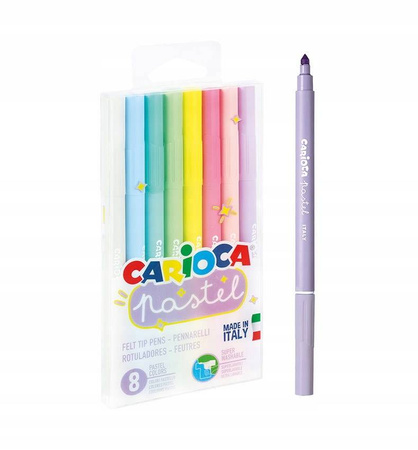 Pisaki pastelowe CARIOCA 8 kolorów