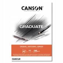 BLOK_SZKIC CANSON GRADUATE A3 96g 40A FILA