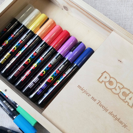 MARKER UNI PC-5M POSCA CZERWONY nr 15