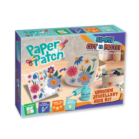 STRIGO ZESTAW KREATYWNY DECOUPAGE DREWNIANA SZKATUŁKA