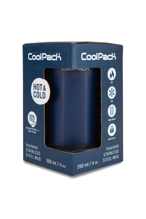 COOLPACK COFFE MUG TOM KUBEK TERMICZNY 350ML NAVY