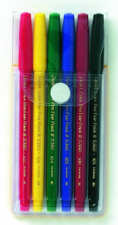 Zestaw pisaków PENTEL Color Pen 6 sztuk