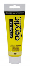 Farba akrylowa Daler Rowney 651 Lemon Yellow