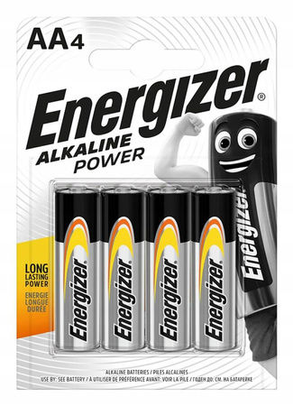Bateria ENERGIZER Alkaline Power AA LR6 1,5V 4szt