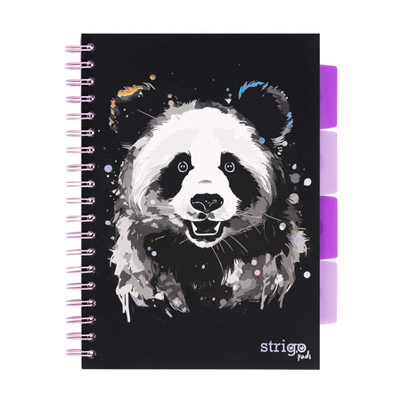 Kołozeszyt STRIGO PADS Project Book B5 kratka Panda