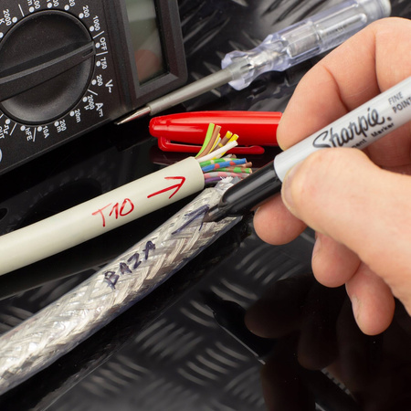 DŁUGOPIS SHARPIE S-GEL 0.7 CZARNY 3SZT.