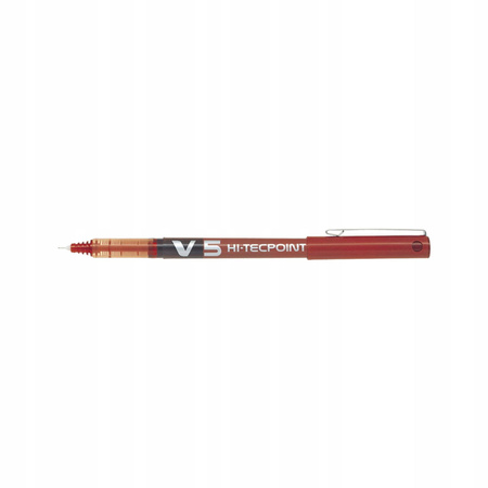PILOT Cienkopis kulkowy v5 czerwony